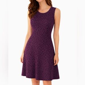 NWT Loft Sleeveless A-Line Animal Print Dress Size 12